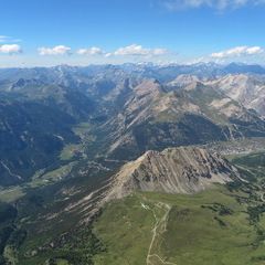 Flugwegposition um 14:49:10: Aufgenommen in der Nähe von Département Hautes-Alpes, Frankreich in 3287 Meter